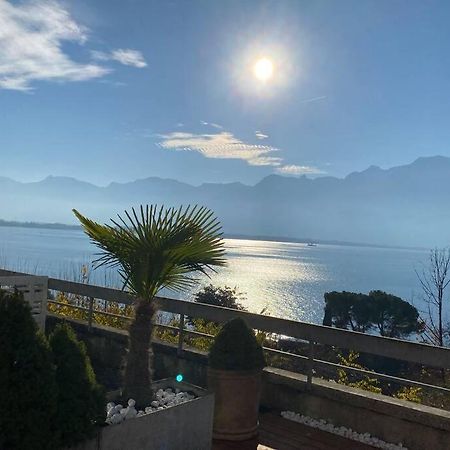 Studio Vue Panoramique Sur Le Lac Leman Veytaux Exterior photo